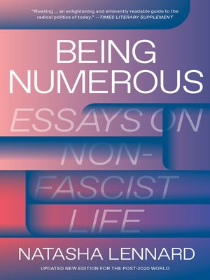 cover image of Being Numerous